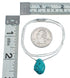 Liquid Sterling Silver Native American Turquoise Necklace JX126745